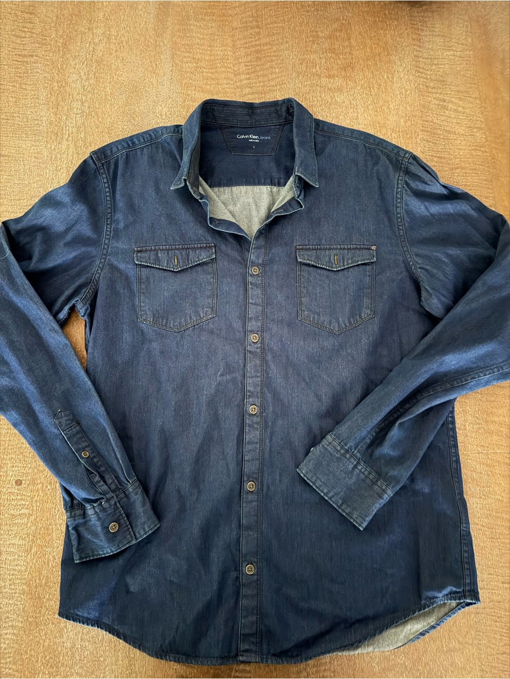 Calvin Klein Indigo Denim Shirt